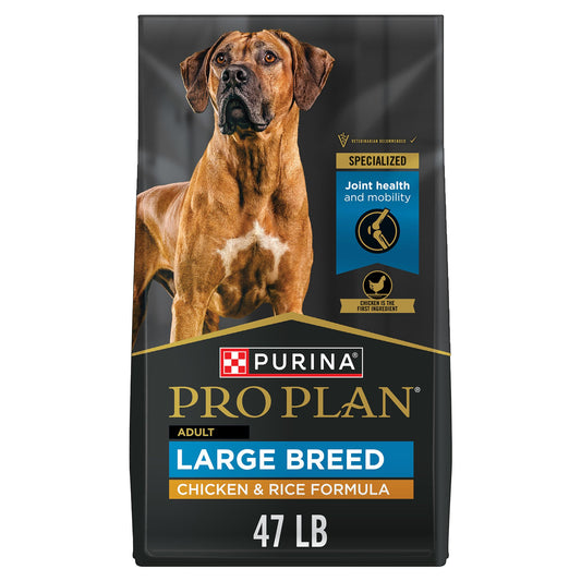 Purina® Pro Plan Large Breed Adult Dry Dog Food - Chicken & Rice 18 Lb