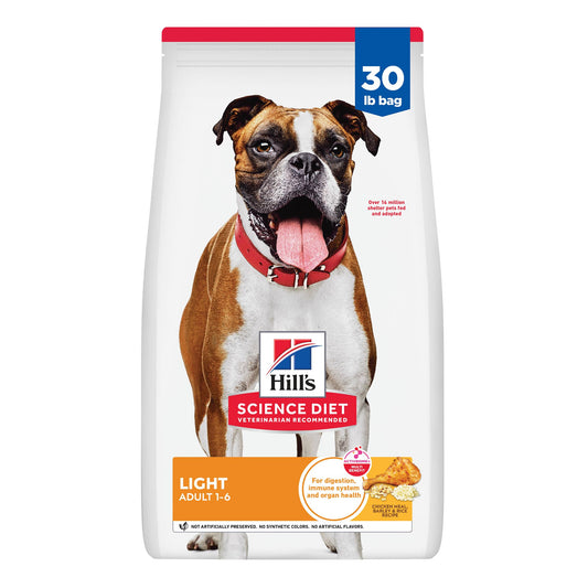 Hill's® Science Diet® Light Adult Dry Dog Food - Chicken & Barley 15 Lb