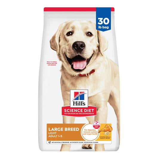 Hill's® Science Diet® Light Large Breed Adult Dry Dog Food - Chicken & Barley