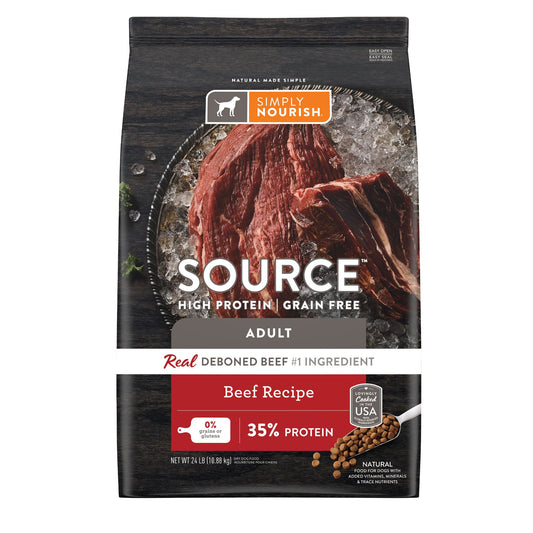 Simply Nourish® Source Adult Dry Dog Food - Beef 4 Lb
