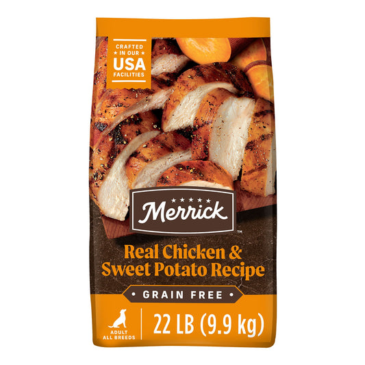 Merrick® Grain Free® Adult Dry Dog Food - Real Chicken & Sweet Potato 10 Lb