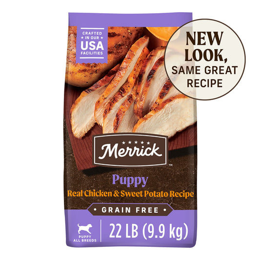 Merrick® Grain Free® Puppy Dry Dog Food - Real Chicken & Sweet Potato 4 Lb