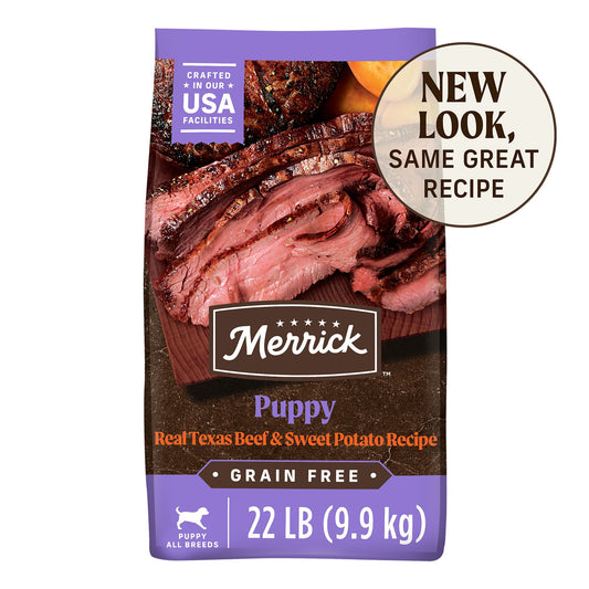 Merrick® Grain Free® Puppy Dry Dog Food - Real Texas Beef & Sweet Potato 4 Lb