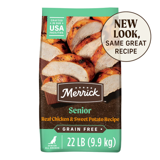 Merrick® Grain Free® Senior Dry Dog Food - Real Chicken & Sweet Potato 10 Lb