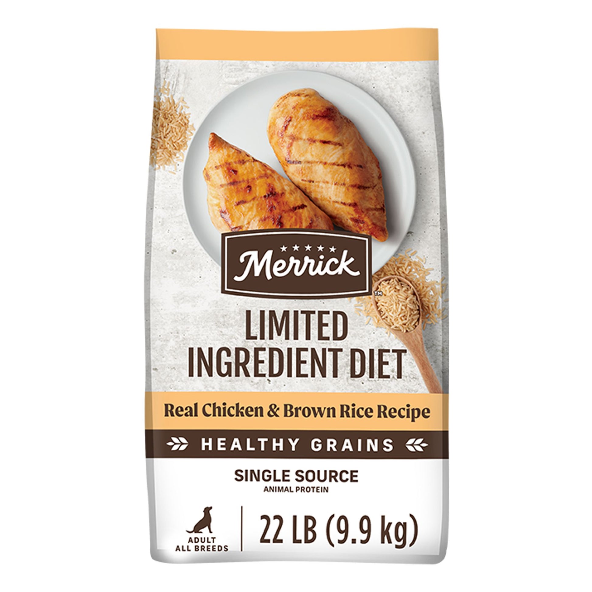 Merrick Dry Dog Food Limited Ingredient Diet - Healthy Grains Chicken and Brown Rice