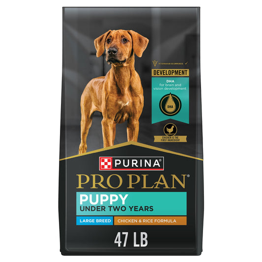 Purina Pro Plan Development Large Breed Puppy Dry Dog Food - Chicken & Rice 18 Lb