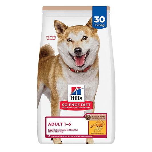 Hill's® Science Diet® No Corn, Wheat or Soy Adult Dry Dog Food - Chicken & Brown Rice 4 Lb