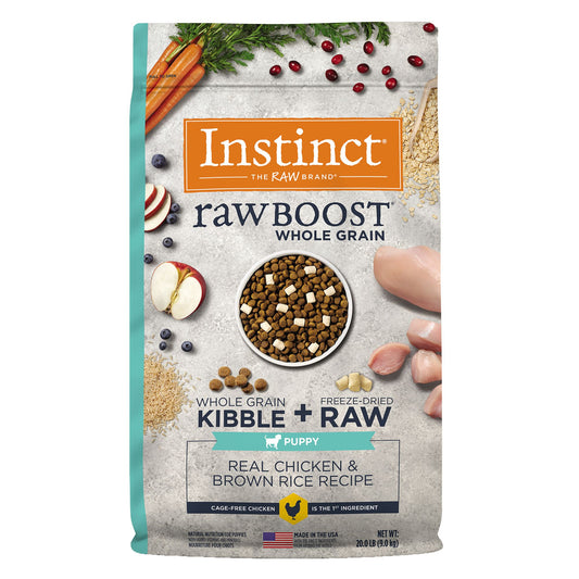 Instinct® Raw Boost® Whole Grain + Freeze-Dried Puppy Dry Dog Food 4.5 Lb
