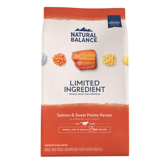 Natural Balance Limited Ingredient Diets Adult Dry Dog Food - Salmon & Sweet Potato 4 Lb