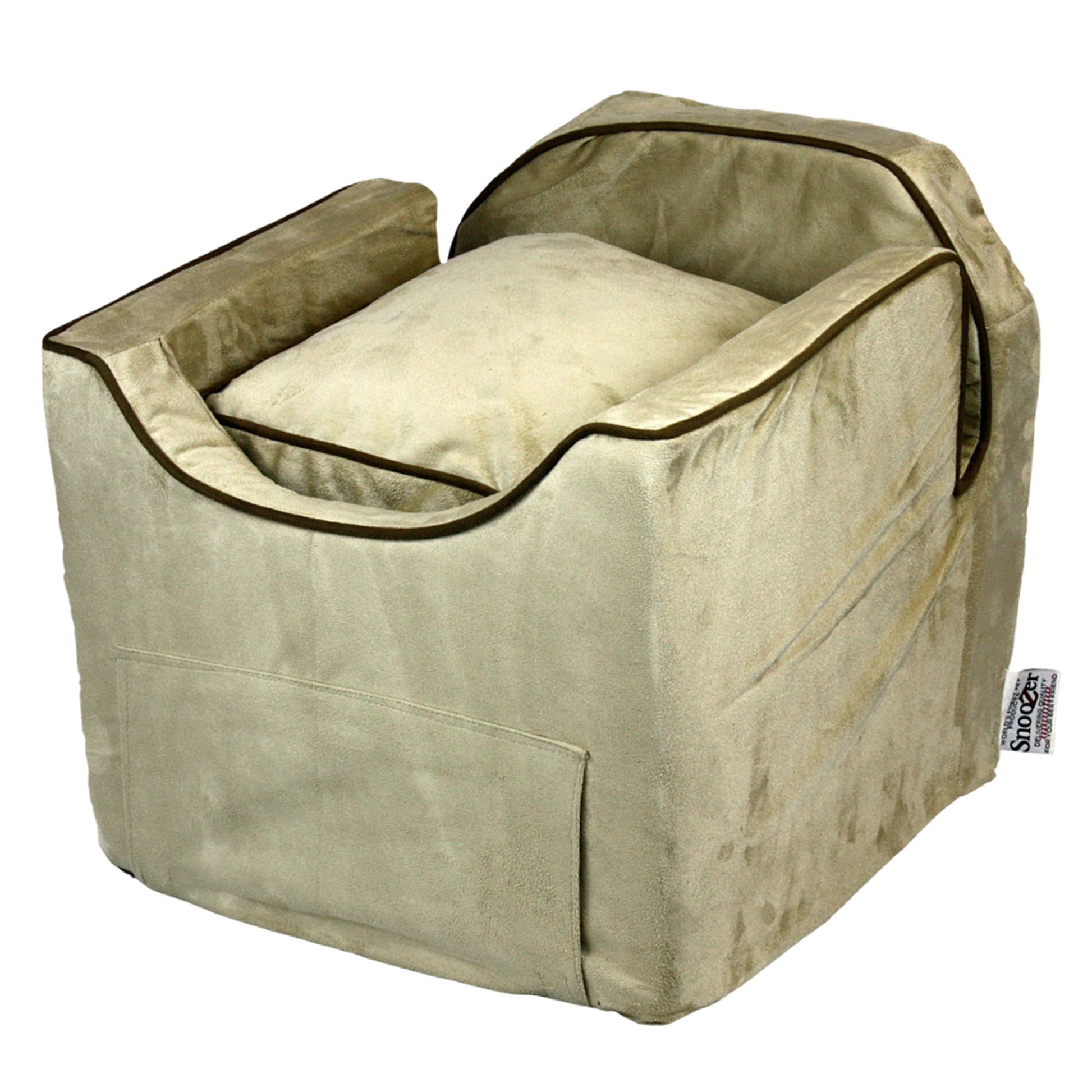 Snoozer® Luxury Lookout® II Dog Car Seat Dog Bed 19"L x 22"W x 17"H