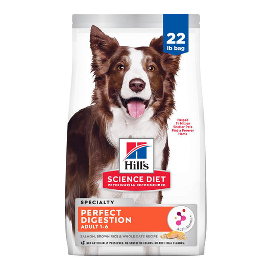 Hill's® Science Diet® Perfect Digestion Adult Dry Dog Food - Salmon, Brown Rice & Whole Oats 3.5 Lb