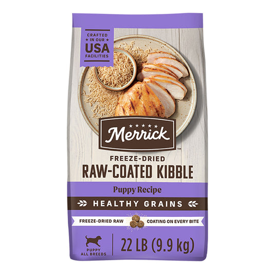 Merrick® Healthy Grains Raw-Coated Kibble Puppy Dry Dog Food - Chicken 4 Lb