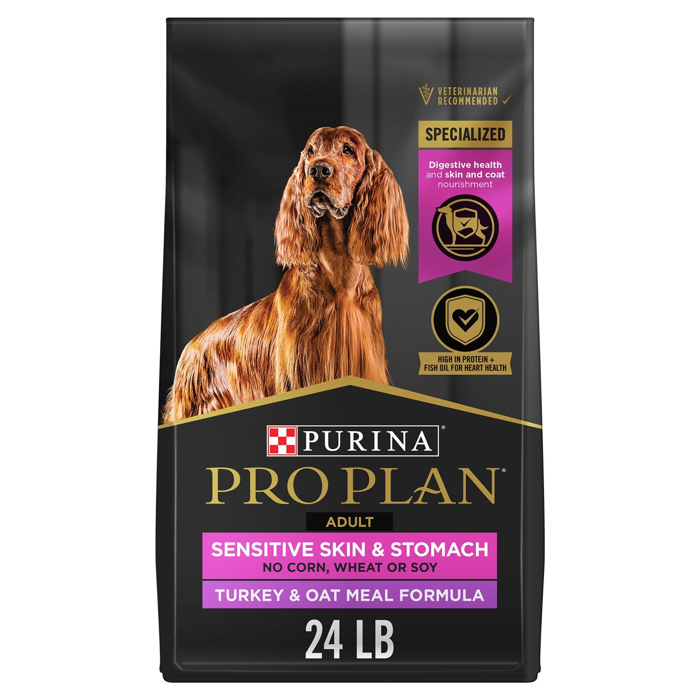 Purina Pro Plan Sensitive Skin & Stomach Adult Dry Dog Food - Turkey & Oat Meal 4 Lb