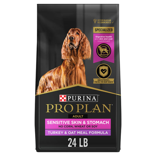 Purina Pro Plan Sensitive Skin & Stomach Adult Dry Dog Food - Turkey & Oat Meal 4 Lb