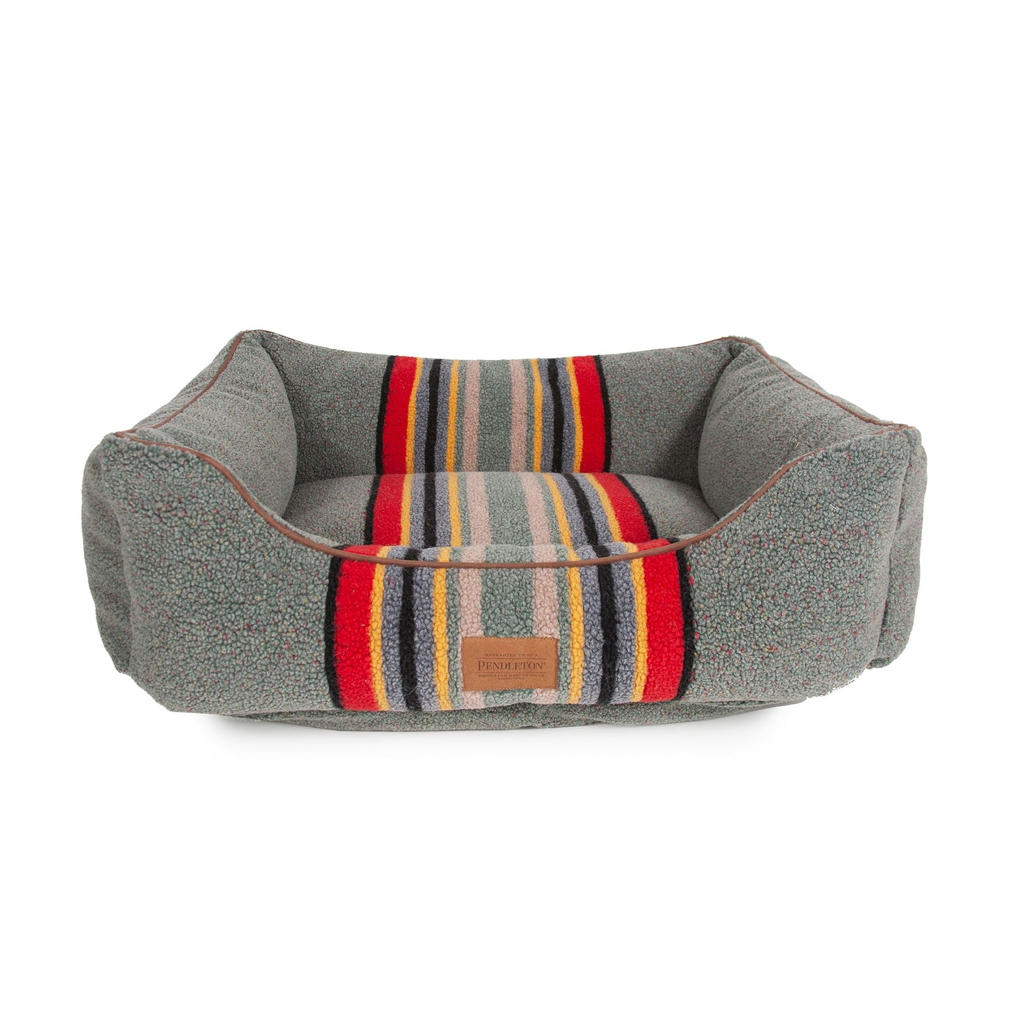 Pendleton Yakima Camp Heather Green Kuddler Dog Bed 36"L x 27"W x 10"H