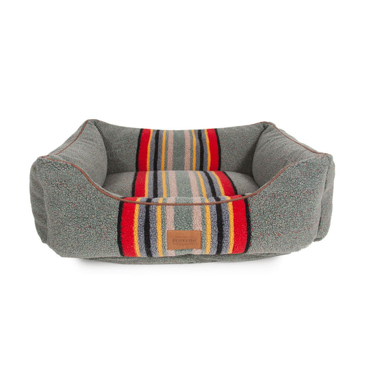Pendleton Yakima Camp Heather Green Kuddler Dog Bed 36"L x 27"W x 10"H