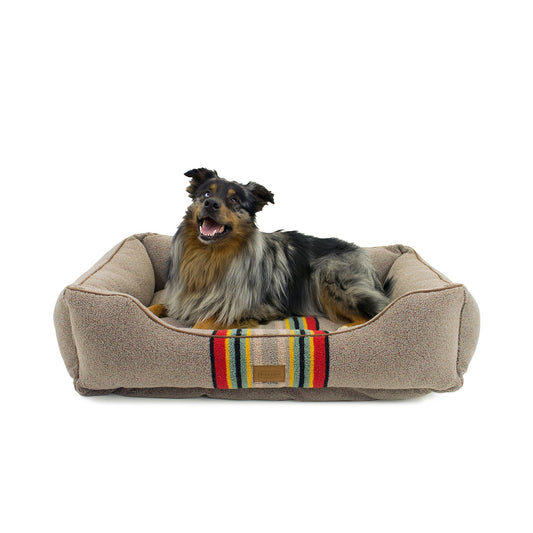 Pendleton Yakima Camp Mineral Umber Kuddler Dog Bed 36"L x 27"W x 10"H