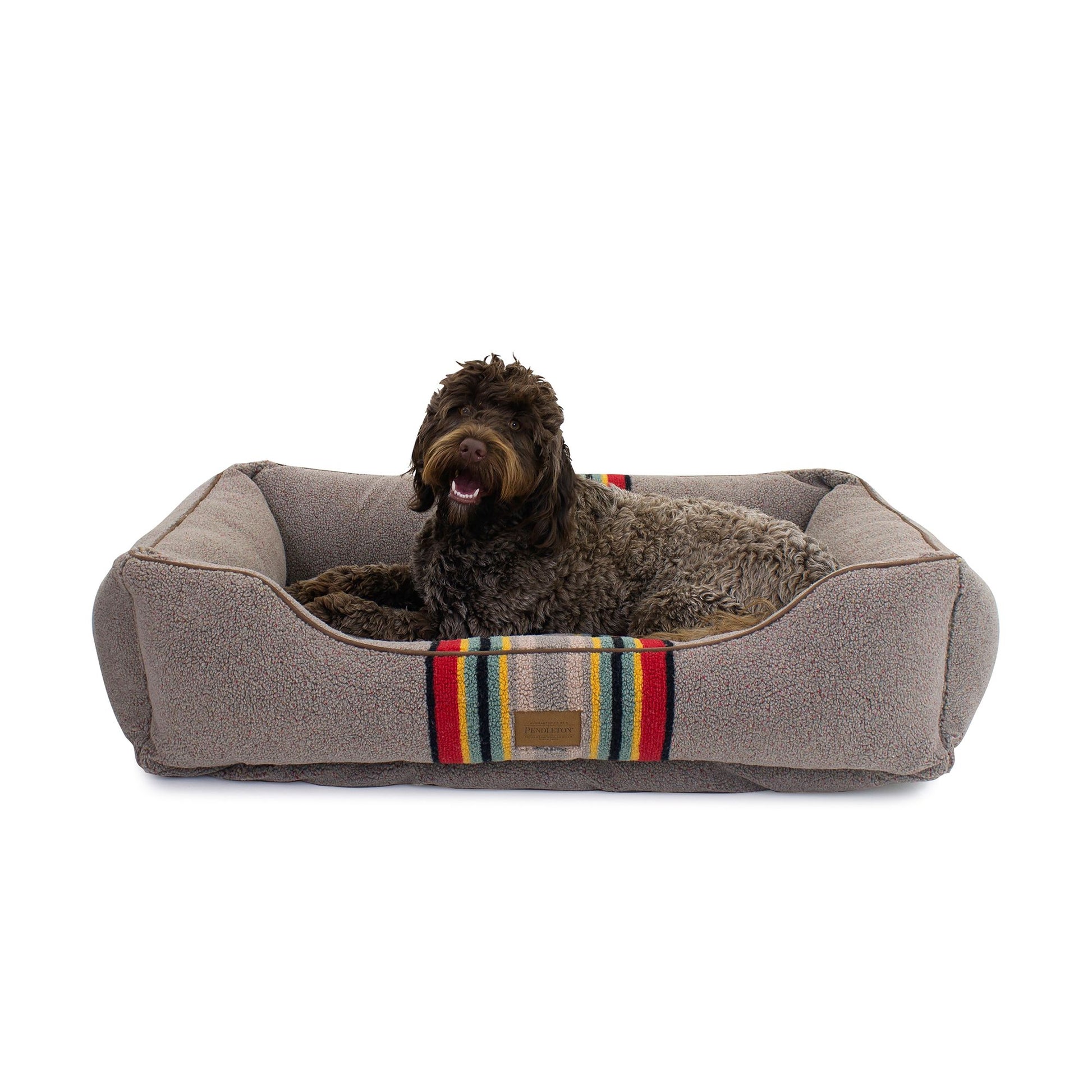 Pendleton Yakima Camp Mineral Umber Kuddler Dog Bed 30"L x 24"W x 9"H