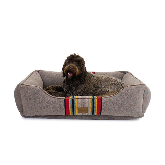 Pendleton Yakima Camp Mineral Umber Kuddler Dog Bed 30"L x 24"W x 9"H