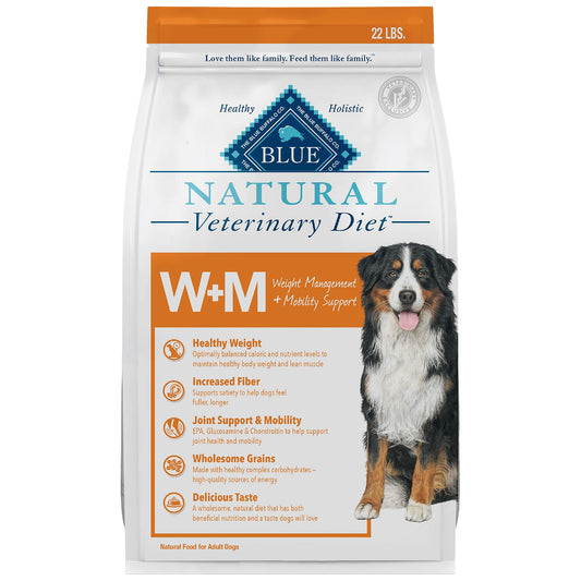 Blue Buffalo® Natural Veterinary Diet&trade; W+M Weight & Mobility Support Adult Dog Dry Food - Chic 6 Lb