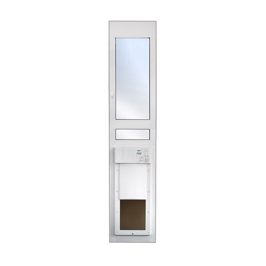 High Tech Pet® Power Automatic Sliding Glass Regular Height Pet Patio Door 8.25"W x 10"H