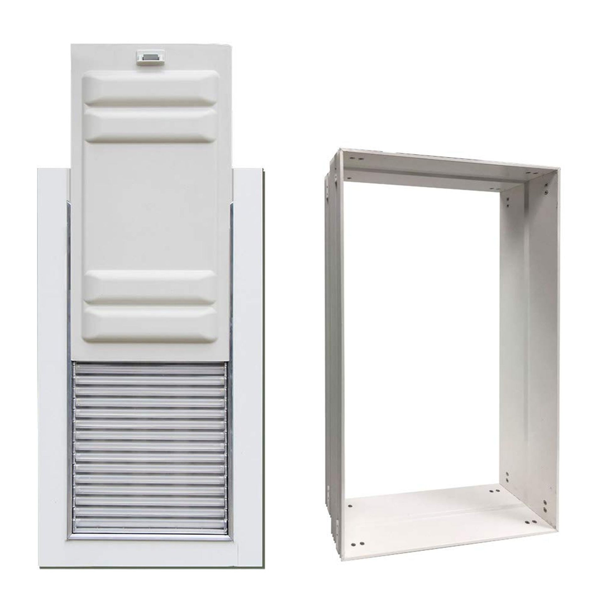 High Tech Pet® Armor Flex Airtight Extreme Weather Magnetic Closure Pet Door with Wall Tunnel Kit 12.5"L x 25"H