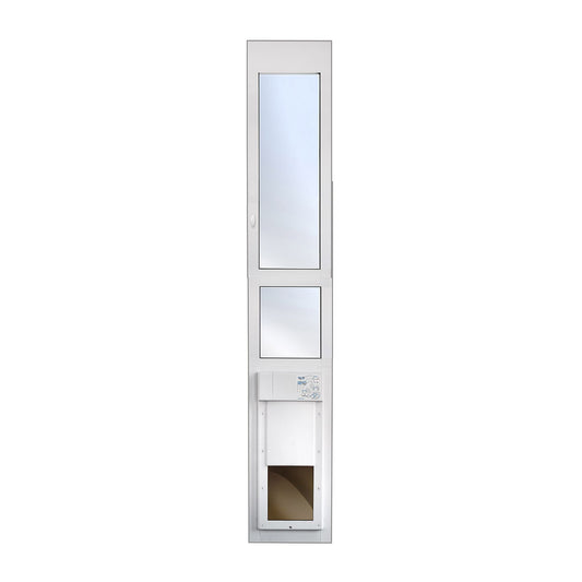 High Tech Pet® Power Automatic Sliding Glass Tall Height Pet Patio Door 12.25"W x 16"H