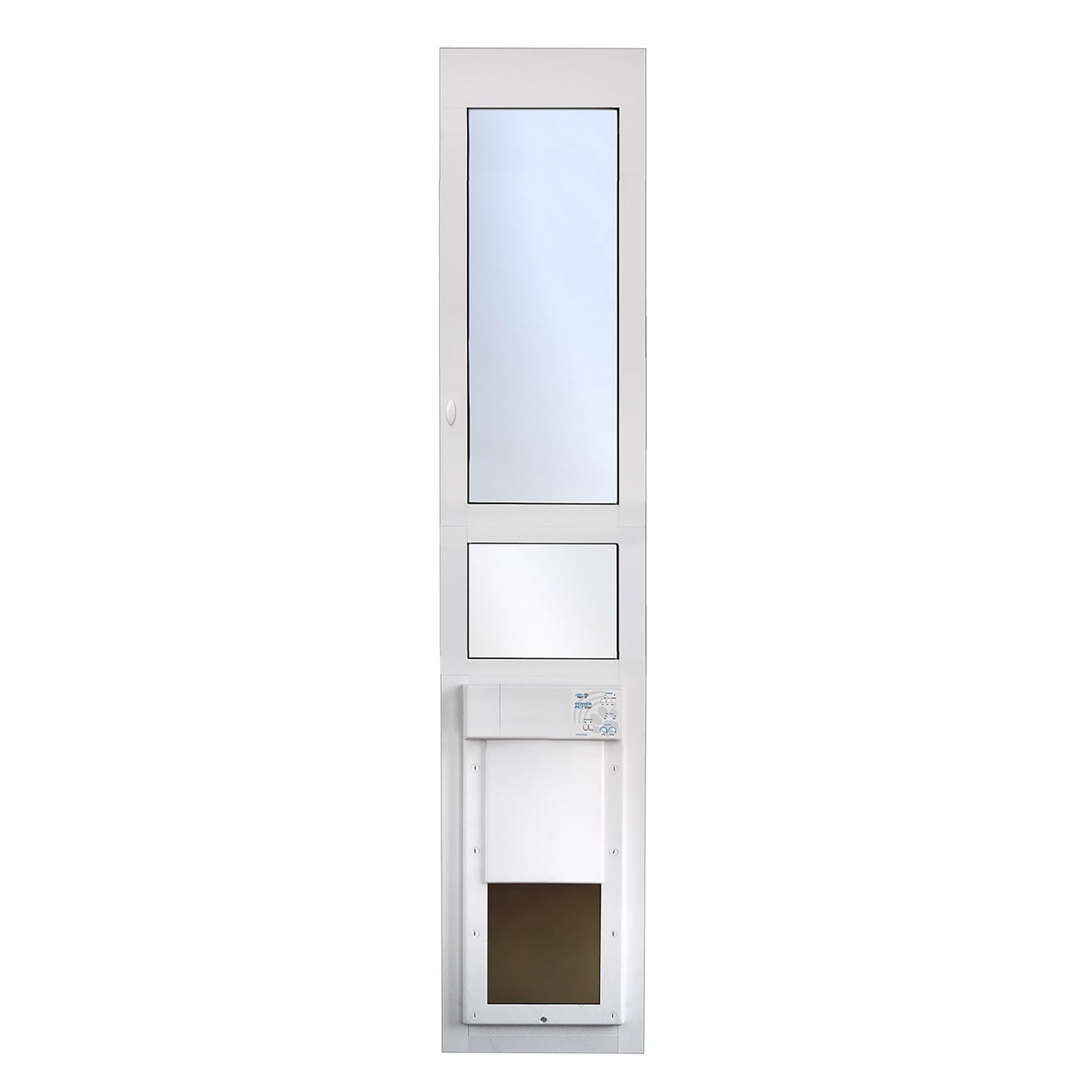 High Tech Pet® Power Automatic Sliding Glass Tall Height Pet Patio Door 8.25"W x 10"H