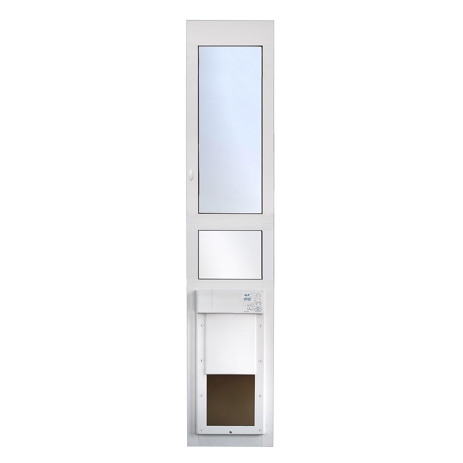 High Tech Pet® Power Automatic Sliding Glass Tall Height Pet Patio Door 8.25"W x 10"H