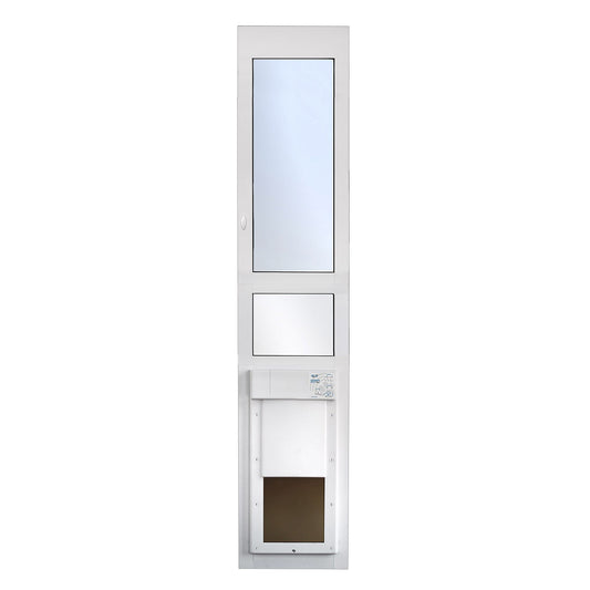 High Tech Pet® Power Automatic Sliding Glass Tall Height Pet Patio Door 8.25"W x 10"H
