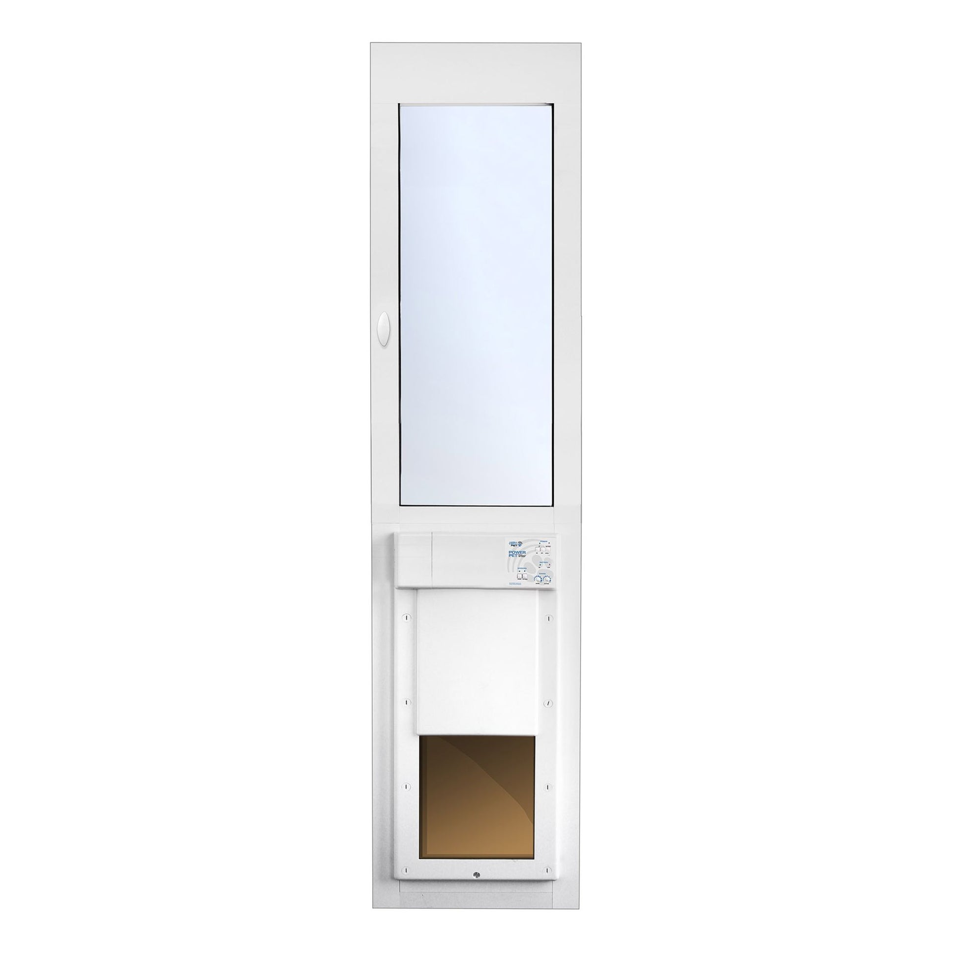 High Tech Pet® Power Automatic Sliding Glass Regular Height Pet Patio Door 12.25"W x 16"H