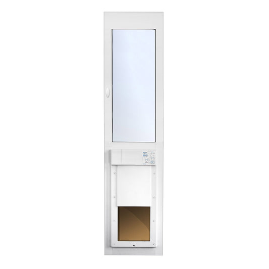 High Tech Pet® Power Automatic Sliding Glass Regular Height Pet Patio Door 12.25"W x 16"H