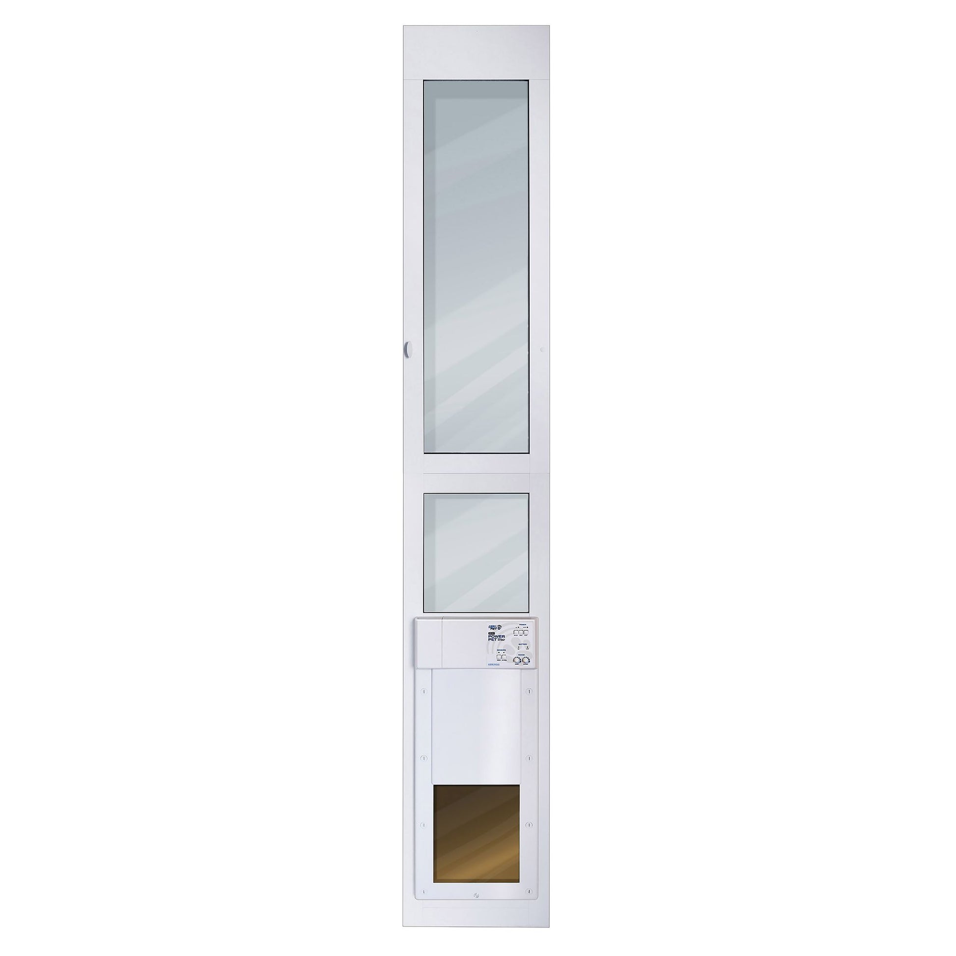 High Tech Pet® Wi-Fi Enabled Smartphone Controlled Electronic Patio Dog & Cat Door, Tall 8.25"W x 10"H