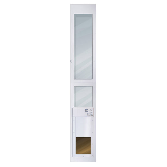 High Tech Pet® Wi-Fi Enabled Smartphone Controlled Electronic Patio Dog & Cat Door, Tall 8.25"W x 10"H