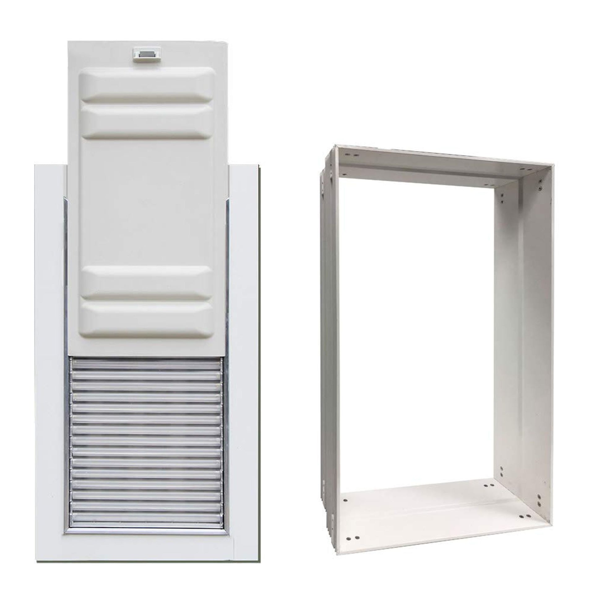 High Tech Pet® Armor Flex Airtight Extreme Weather Magnetic Closure Pet Door with Wall Tunnel Kit 10.5"L x 21"W