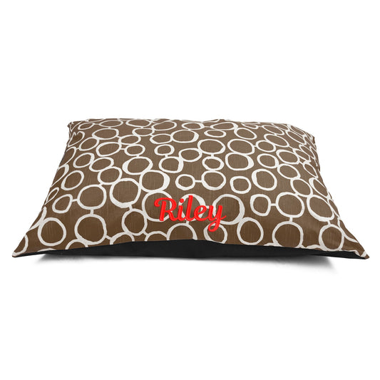 Majestic Pet Personalized Fusion Super Value Pillow Dog Bed Large