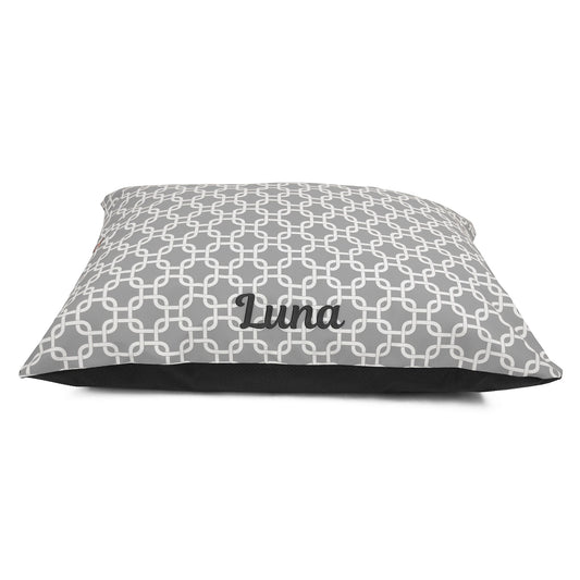 Majestic Pet Personalized Links Super Value Pillow Dog Bed Medium