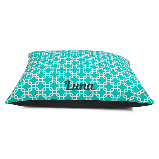 Majestic Pet Personalized Links Super Value Pillow Dog Bed Large