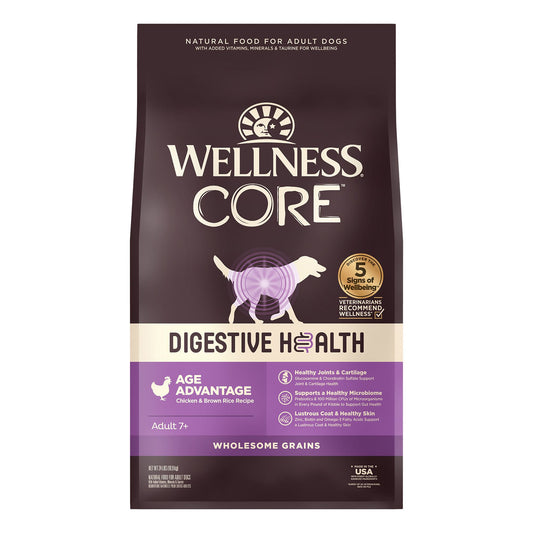Wellness Core Digestive Health Senior Dry Dog Food - Hip & Joint, Chicken 4 Lb