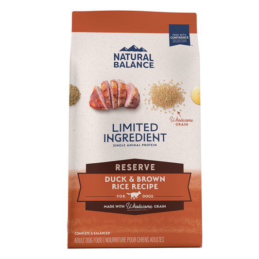Natural Balance Limited Ingredient Diets Adult Dry Dog Food - Duck & Brown Rice 4 Lb
