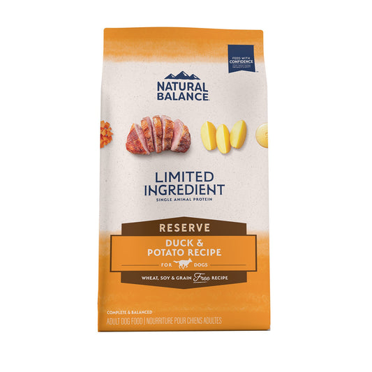 Natural Balance Limited Ingredient Diets Adult Dry Dog Food - Duck & Potato 4 Lb
