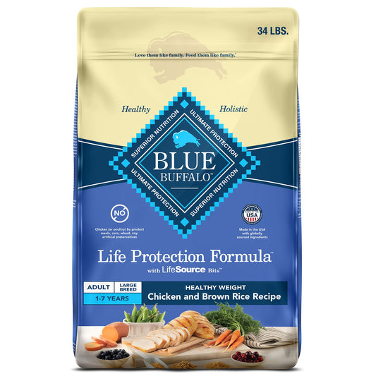 Blue Buffalo® Life Protection Formula&trade; Healthy Weight Large Breed Adult Dog Dry Food - Chicken 34 Lb