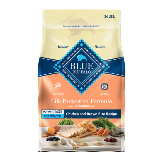 Blue Buffalo® Life Protection Formula&trade; Large Breed Puppy Dry Dog Food - Chicken & Brown Rice 24 Lb