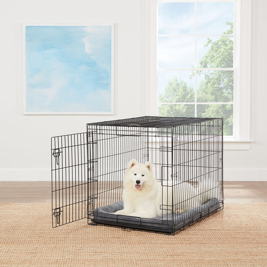 Top Paw® Single Door Folding Wire Dog Crate 18"L x 12"W x 14"H
