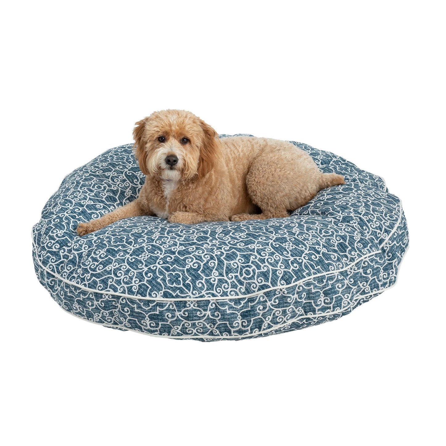 Snoozer® Ramey Oxford Indoor/Outdoor Round Dog Bed 45"L x 45"W x 4"H