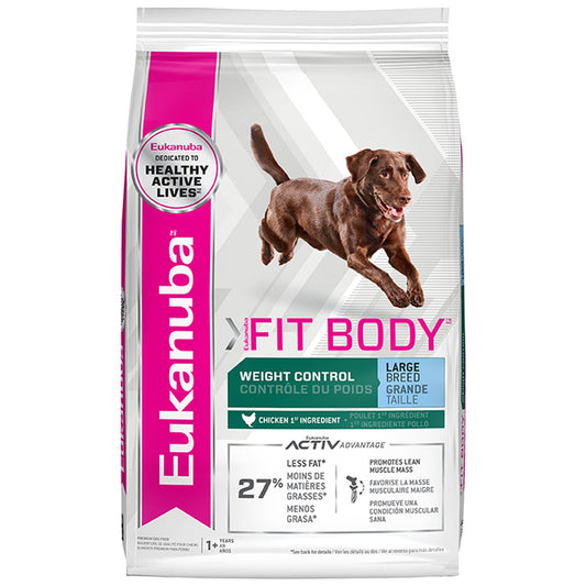 Eukanuba&trade; Fit Body Weight Control Large Breed Adult Dry Dog Food Chicken - 28 lb