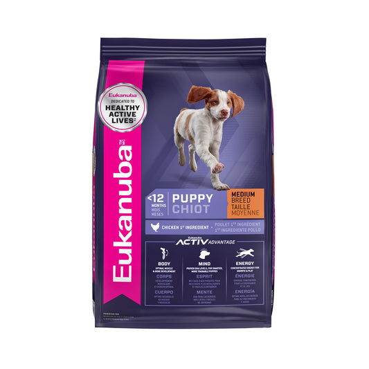 Eukanuba&trade; Medium Breed Puppy Dry Dog Food Chicken 4.5 Lb