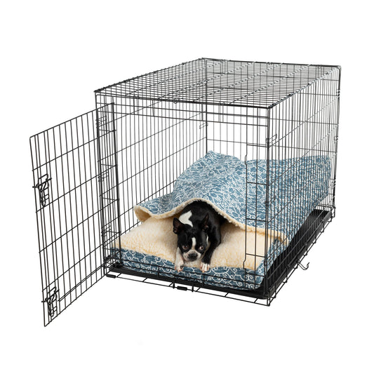 Snoozer® Wag Collection Ramey Oxford Luxury Cozy Cave® Dog Crate Bed 35"L x 22"W
