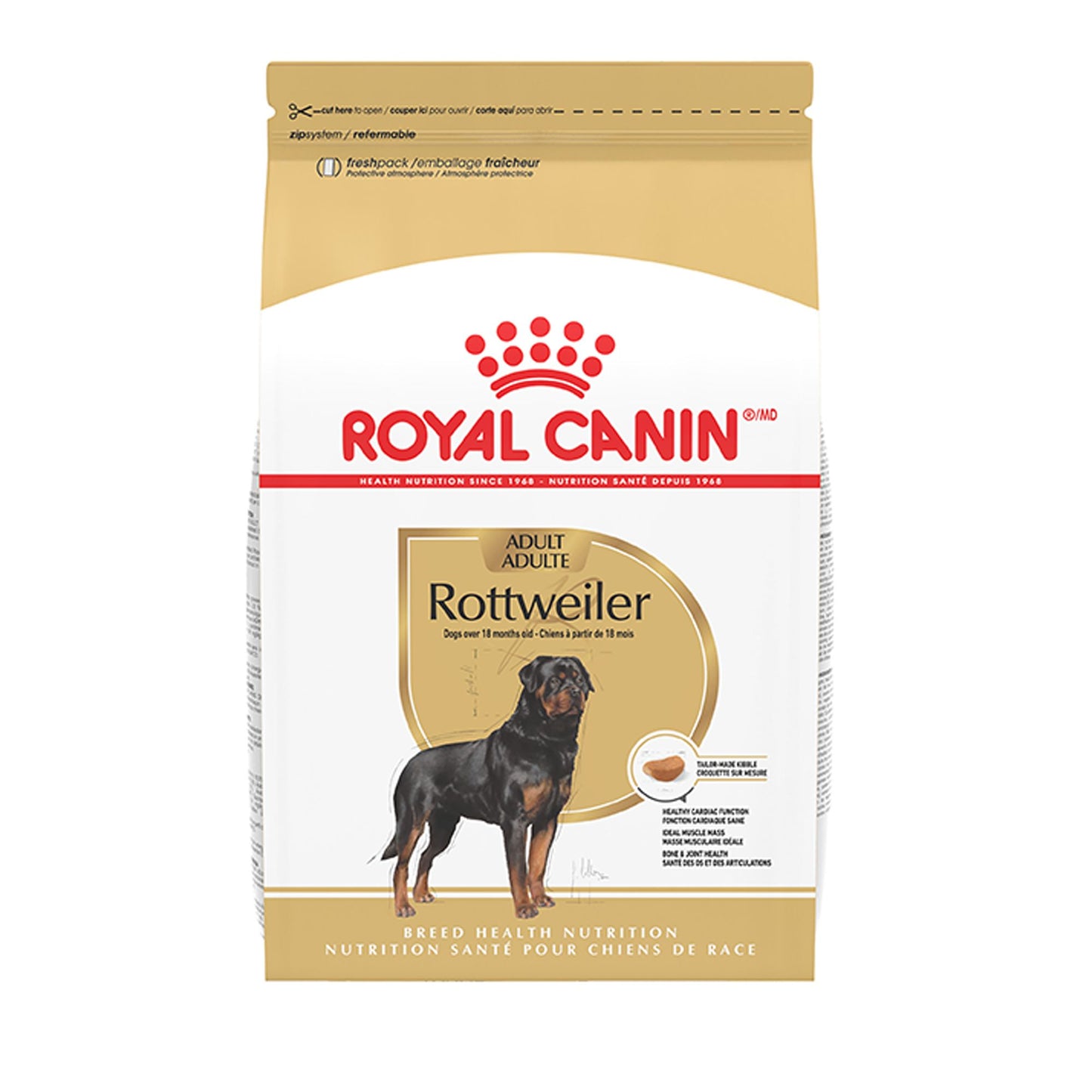 Royal Canin® Breed Health Nutrition Rottweiler Breed Specific Adult Dog Dry Food - 30 lb