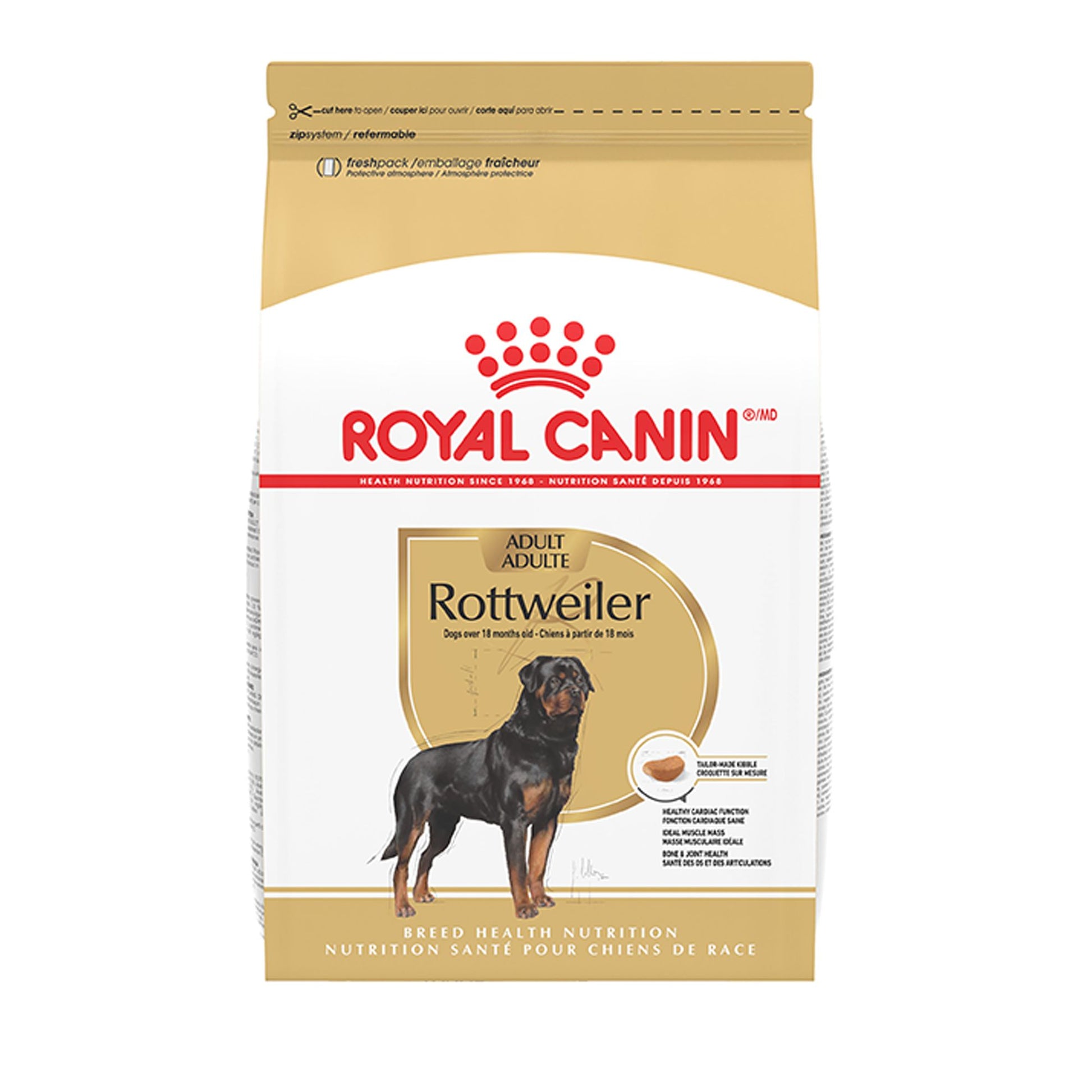 Royal Canin® Breed Health Nutrition Rottweiler Breed Specific Adult Dog Dry Food - 30 lb